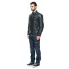 dainese black leather motorcycle jacket