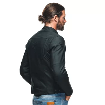 Dainese Razon 2 Men's Leather Motorcycle Jacket – Urban Performance Redefined - Image 9