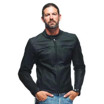 Dainese Razon 2 Men's Leather Motorcycle Jacket – Urban Performance Redefined - Image 16