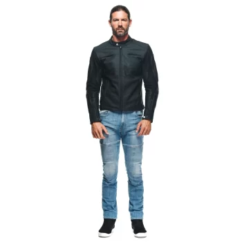 Dainese Razon 2 Men's Leather Motorcycle Jacket – Urban Performance Redefined - Image 3