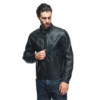 Dainese Mike 3 Men's Leather Motorcycle Jacket – Classic Urban Style with Modern Protection - Image 11