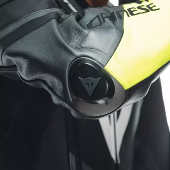 Dainese Misano 3 D-Air® Perforated Leather Racing Suit –Black - Image 9