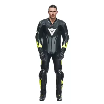 Dainese Misano 3 D-Air® Perforated Leather Racing Suit –Black - Image 4