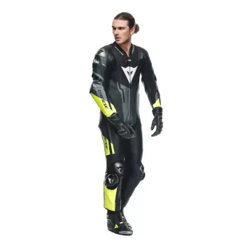 Dainese Misano 3 D-Air® Perforated Leather Racing Suit –Black - Image 6