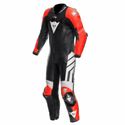 Dainese Mugello 3 D-Air® Perforated Leather Racing Suit – CE Armor, Aerodynamic Design & Custom Fit