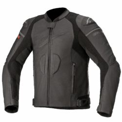 Alpinestars GP Plus R V3 Rideknit Leather Jacket – Black/Black