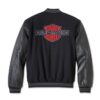 Men’s V-Twin Varsity Leather Jacket – Heritage Looks, Premium Ride - Image 2