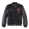 Men’s V-Twin Varsity Leather Jacket – Heritage Looks, Premium Ride