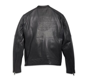 Men’s Mechanic Leather Jacket – Durable Harley-Davidson Style - Image 2