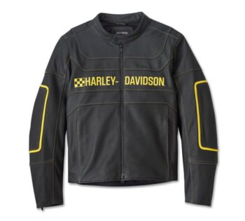Men’s Endonia Leather Jacket – Sleek Style Meets Rider Protection