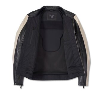 Men’s Enduro Screamin’ Eagle Leather Jacket – High-Performance - Image 2