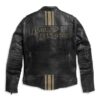 Men’s H-D Triple Vent Passing Link II Leather Jacket - Image 2