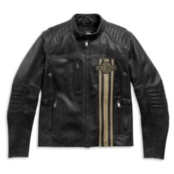 Men’s H-D Triple Vent Passing Link II Leather Jacket