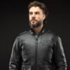 Men’s H-D Flex Layering System CAF Racer Leather Jacket – Outer Layer - Image 5