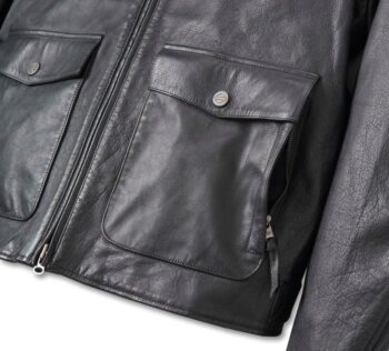 H-D Captain’s Leather Jacket – Flex Layering System Outer Layer - Image 2
