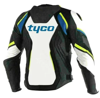BMW White Black Motorbike Leather Racing Jacket – Premium Protection & Style - Image 2