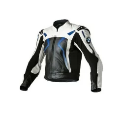 DAJ 0216 BMW Motorrad Men’s Motorbike Leather Jacket – Premium Riding Protection