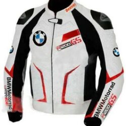 BMW R1200GS Motorcycle Racing Leather Jacket – Durable & Protective Gear