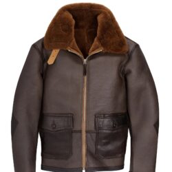 The C44 Sheepskin Flight Jacket Z21C122 – Classic Aviator Style & Superior Warmth