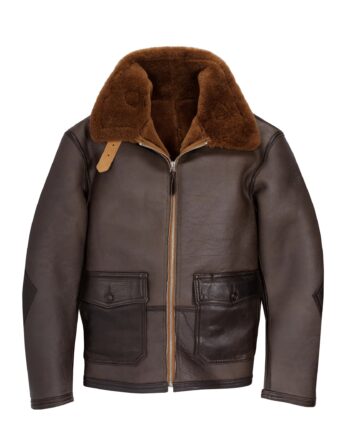 The C44 Sheepskin Flight Jacket Z21C122 – Classic Aviator Style & Superior Warmth