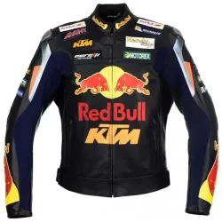 Men's KTM Red Bull Motorcycle Leather Jacket – Premium Racing Gear