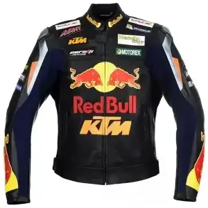 KTM Red Bull Motorcycle Leather Jacket