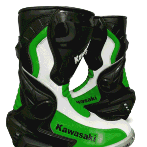 Kawasaki motorcycle racing boots men
