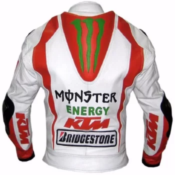 KTM Motorcycle Leather Jacket with Safety Pads – Premium Protection & Style - Image 2