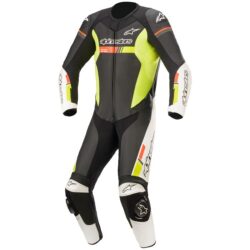 Alpinestars GP Force Chaser Race Suit - Black/White/Red/Fluo Yellow