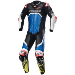 Alpinestars GP Tech V4 Race Suit-Black/Blue/Yellow