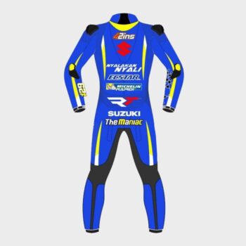 Andrea Iannone Suzuki MotoGP 2017 Racing Suit – Authentic MotoGP Leather Gear - Image 2