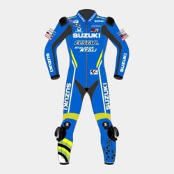 Andrea Iannone Suzuki MotoGP 2018 Leather Suit Blue – Authentic Racing Protection