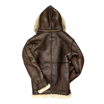The Dakota Hooded B3 Coat Z21X015 – Stylish Warmth with Classic Bomber Design - Image 5