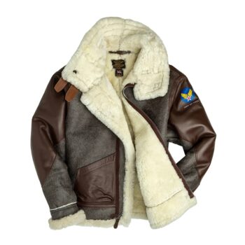 100 Mission™ B-3 Bomber Jacket Z21A013 – Classic Style & Superior Warmth - Image 3