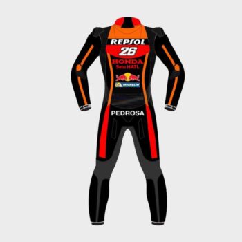 Dani Pedrosa 26 Honda Repsol Black Suit 2017 - Image 2