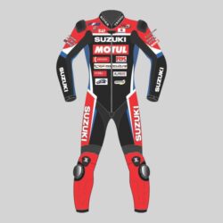 Gregg Black Suzuki Racing Leather Suit 2021 – Professional MotoGP Race Gear
