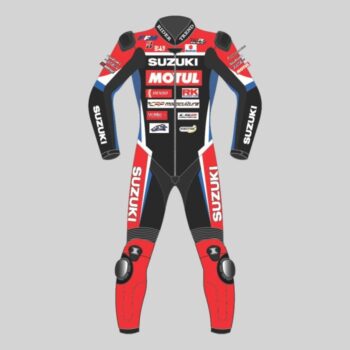 Gregg Black Suzuki Racing Leather Suit 2021 – Professional MotoGP Race Gear