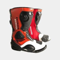Honda Repsol Motorcycle Leather Boot – Authentic Racing Style & Protection