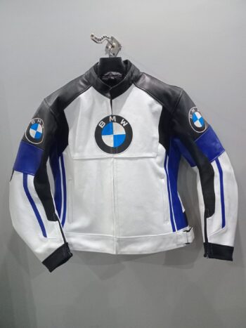 Custom-Made BMW Motorbike Racing Jacket – Personalized Leather Biker Jacket