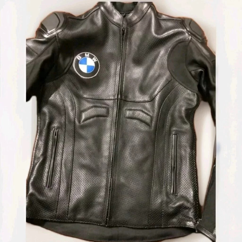 BMW Motorrad black leather jacket