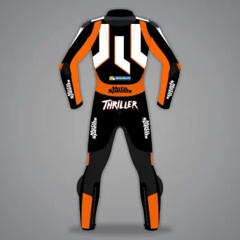 Jack Miller KTM Winter Test 2022 Leather Racing Suit – CE Armor, Aerodynamic Design & Custom Fit - Image 2