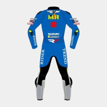 Joan Mir Suzuki Motorcycle MotoGP Leather Suit 2021 – Premium Race-Ready Protection - Image 2