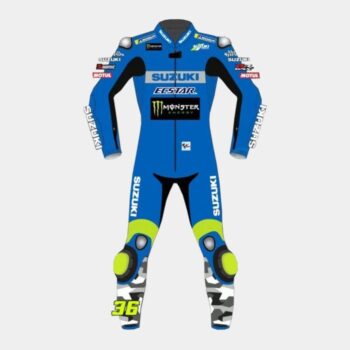 Joan Mir Suzuki Motorcycle MotoGP Leather Suit 2021 – Premium Race-Ready Protection