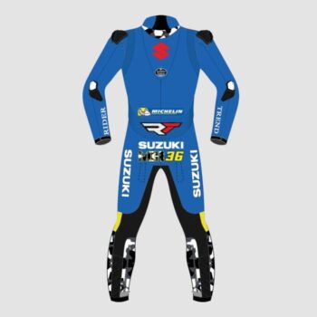 Joan Mir Suzuki Leather Suit MotoGP 2022 – Authentic Race-Ready Gear - Image 2