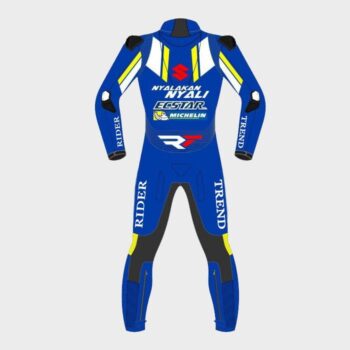 Joan Mir Suzuki Moto GP 2019 Suit – Authentic Race-Ready Leather Suit - Image 2