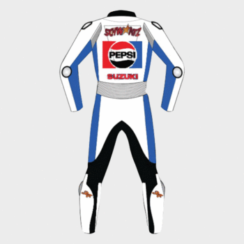 Kevin Schwantz Pepsi Suzuki Race Leather Suit – Legendary MotoGP Racing Gear - Image 2