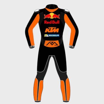 Miguel Oliveira KTM Red Bull 2018 Leather Racing Suit – CE Armor, Aerodynamic Design & Custom Fit - Image 2