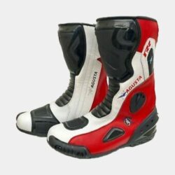 MV Agusta Motorcycle Leather Boot – Premium Protection & Italian Style