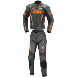 Jack Miller KTM Winter Test 2022 Leather Racing Suit – CE Armor, Aerodynamic Design & Custom Fit