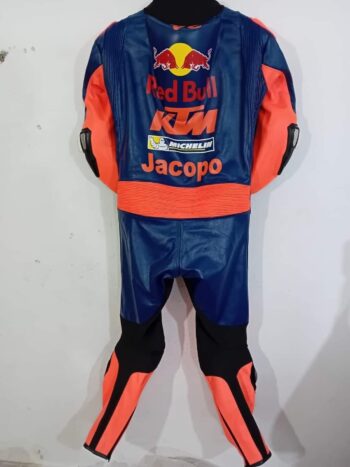 Jack Miller KTM Winter Test 2022 Leather Racing Suit – CE Armor, Aerodynamic Design & Custom Fit - Image 2